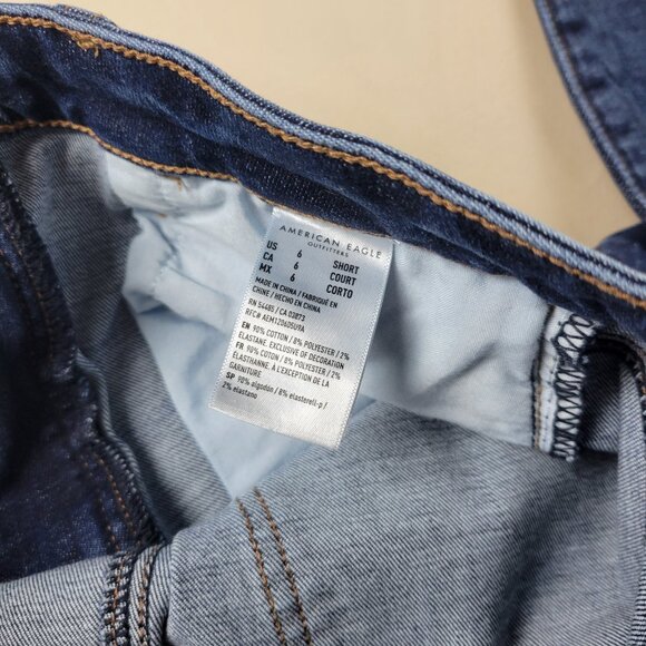 American Eagle Dark Wash Hi-Rise Jean - Picture 5 of 5